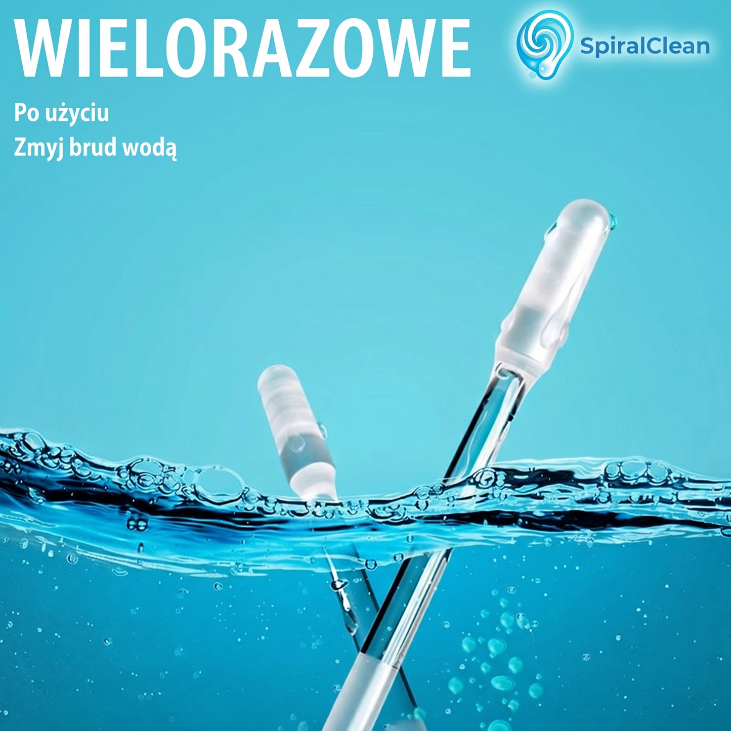 Przyczepne patyczki higieniczne - Spiral Clean
