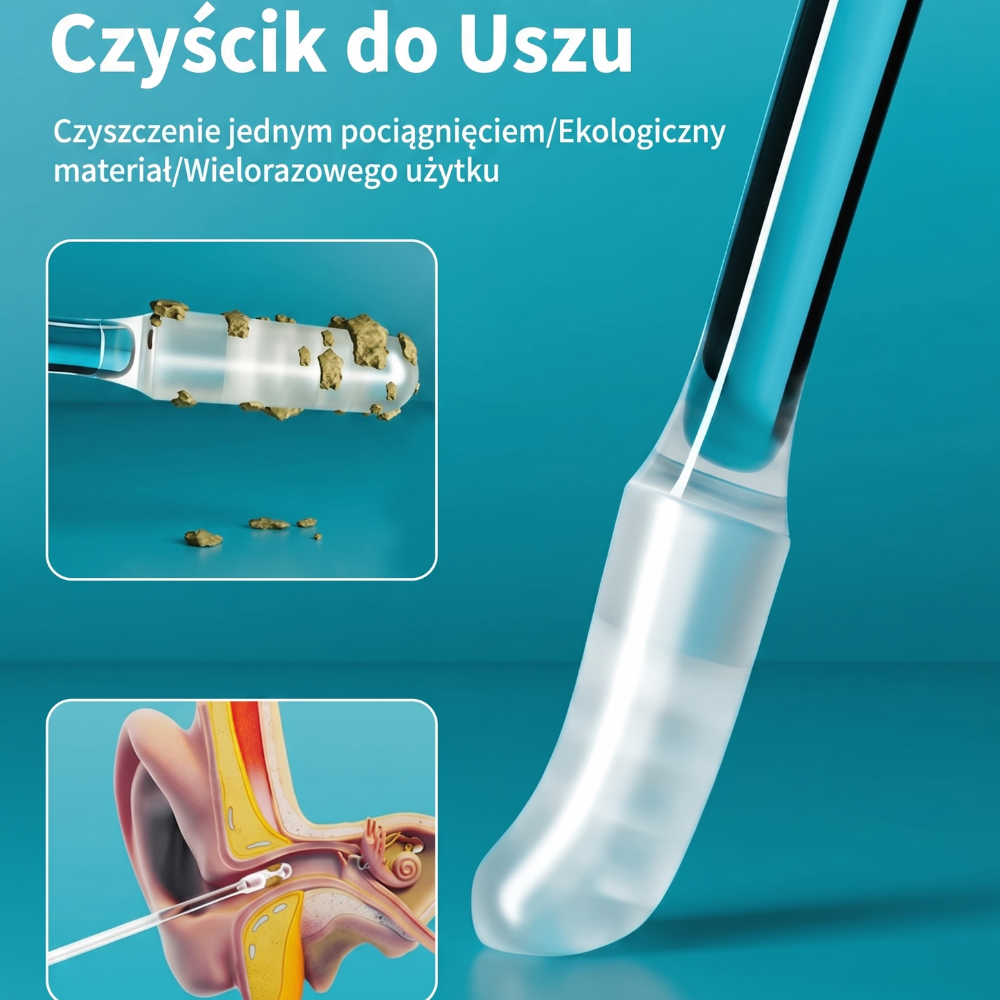 Przyczepne patyczki higieniczne - Spiral Clean