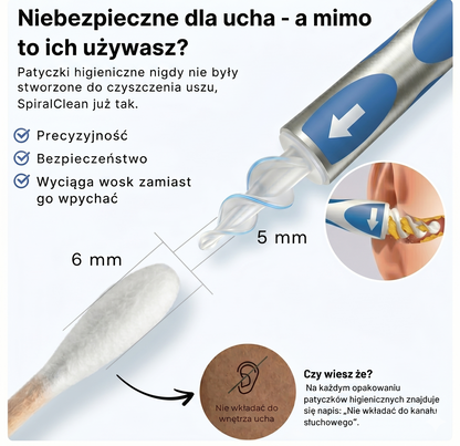 Spiralne patyczki higieniczne - Spiral Clean